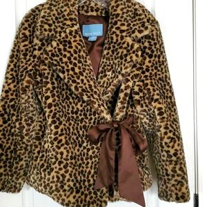 Faux fur jacket